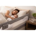 Barierka ochronna do łóżka zabezpieczająca bramka blokada 200 cm Nukido szara