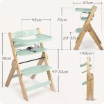 Drewniane krzesełko do karmienia Nukido Timo