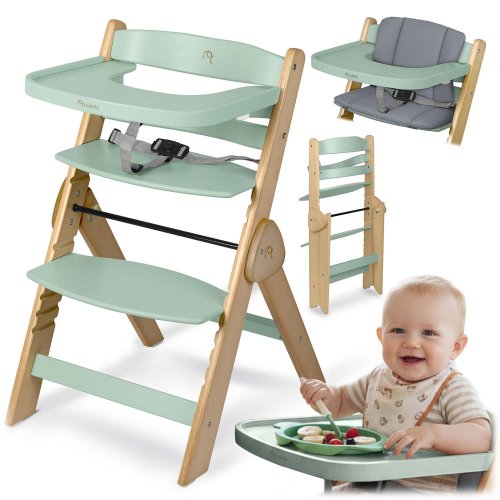 Drewniane krzesełko do karmienia Nukido Timo