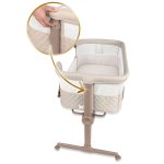 Łóżeczko dziecięce składane turystyczne dostawka + materac Nukido NK-243